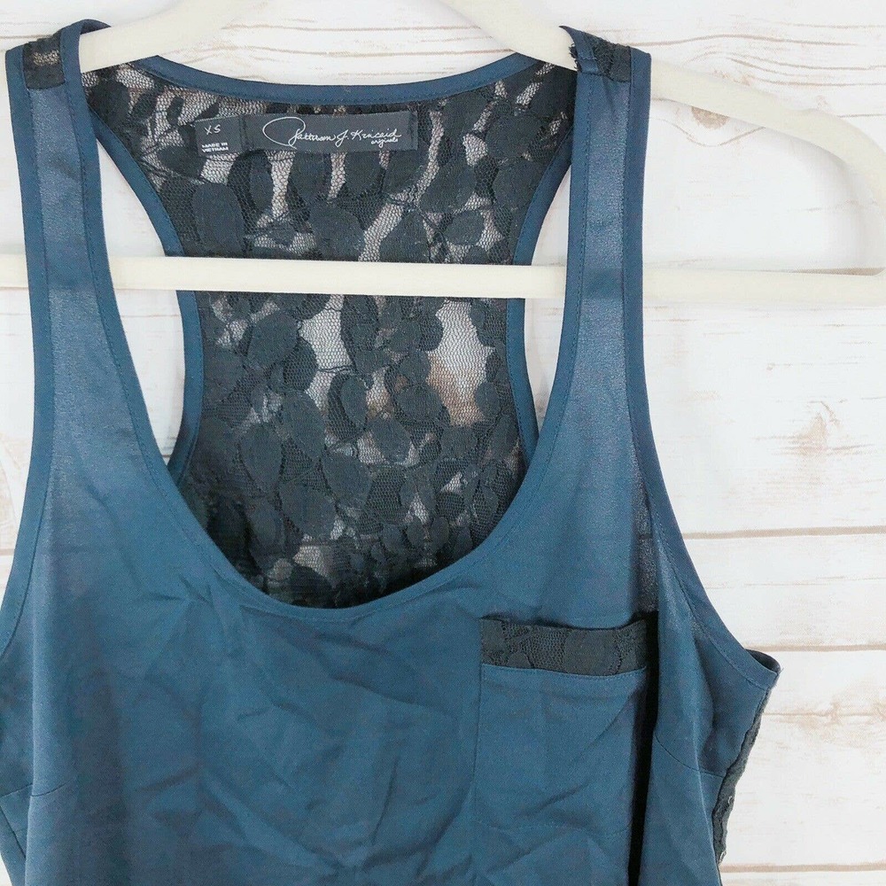 Patterson J Kincaid Top Size XS Lace Back - Picture 3 of 9